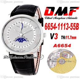 OMF Villeret Fonction compliquée A6554 Automatic Mens Watch V3 40mm 6654111355B ACTE