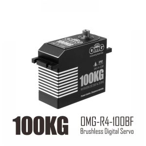 OMG R2-60DM/R4-100BF 60 kg 100 kg Hoog koppel waterdichte borstelloze digitale stuurinrichting ARRMA 1/5 grote poten SCX6