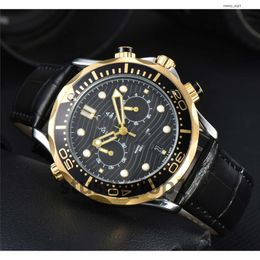 OMG Watch 2024 New Brand Original Business Men Classic Round Case Quartz Watch Wristwatch horloge - Une montre recommandée pour A41 9DA décontractée