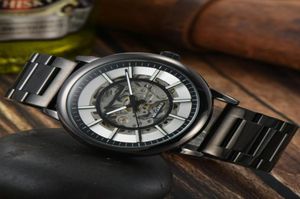 En AR6000730 Automatic Mechanical Men Watch Meccanico Series Luxury Watches Mens Full Steel Dress Business Wristwatch Man R3809736