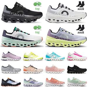 Cloud Monster Designer Casual Chaussures Top Qualité Hommes Femmes Tous Nuages ​​noirs White Creek et Rose Violet Cloudmonster Nova 5 x X3 Swift 3 Surfer Runner Surfer Sneakers