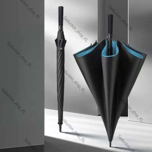 Parapluie de route Designer de créateur à vent double automatique pliant parapluie féminin mâle 10 os luxe