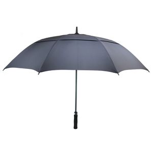 Parapluie de Golf pour Hommes Matic Parapluies Coupe-Vent Ouverts Extra Larges surdimensionnés Double auvent ventilé bâton imperméable 62 Pouces de Chute Otvey