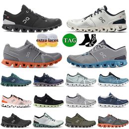 ON Designer Cloud X 3 chaussures de course cadre ivoire rose sable Eclipse curcuma Frost Surf Acai violet jaune entraînement et croix bas hommes femmes baskets de sport formateursnoir