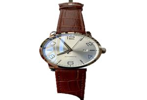 Sur le chronomètre pour hommes Watch Time Walker mécanique montres automatiques en acier inoxydable Couiner Bandue de montre en cuir pour hommes WA5199672