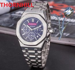 Te koop Luxe Quartz Mens Horloges Mode Zes Stiches Designer Dag Datum Mannen Horloge Geschenken Kleine Diensten Werken Beroemde Grote Stopwatch