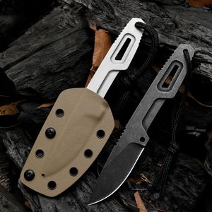 Te koop Outdoor Survival rechte mes N690 Blade stalen handvat camping tactische messen