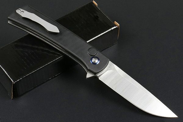 En vente R8231 Flipper couteau pliant D2 lame G10 poignée roulement à billes extérieur EDC couteaux de poche