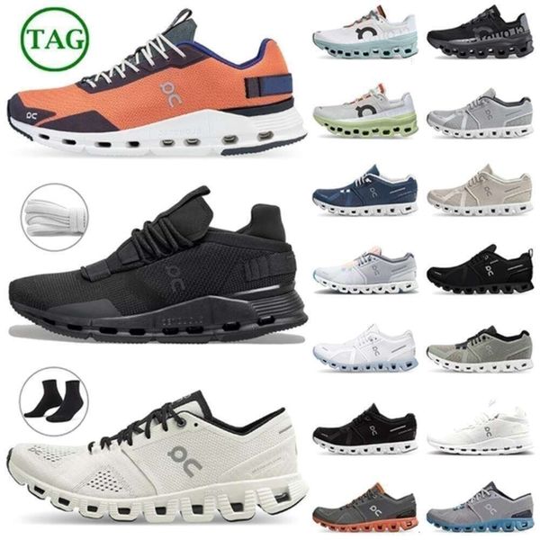 on shoe On X Men Shoes Cloudnova Baskets pour femmes Baskets pour hommes Triple Black Rock Rust Navy B