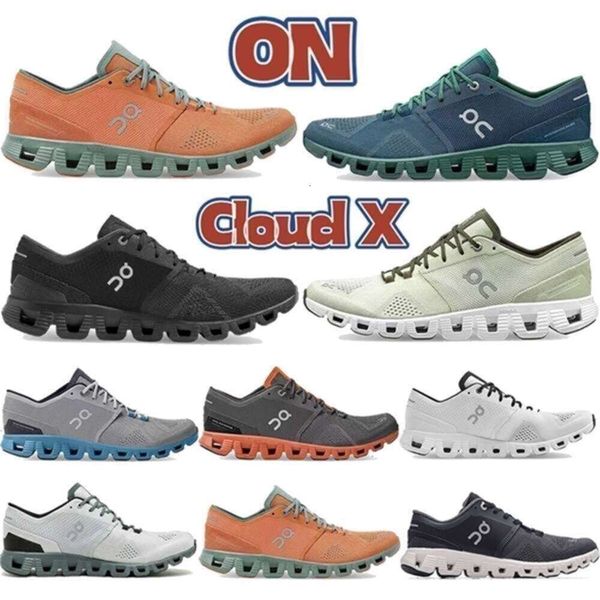 ON Shoes X Sneaker triple noir blanc Aloe rouge alliage gris frêne Storm Blue orange bas baskets de sport pour hommes US 5115black cat 4s