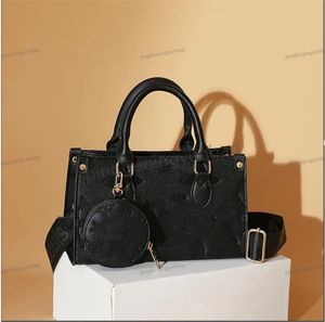 Sacs de créateurs de luxe gaufrage monogrammes en cuir véritable sac à main messager bandoulière fourre-tout sacs en déplacement mode femme