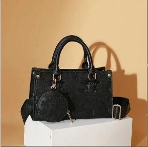 Dames mode luxurys ontwerpers tassen die monogramies in reliëf lederen handtas messenger crossbody schouderbakken zakken