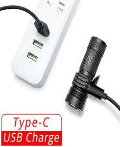 ON THE ROAD M3 Pro TypeC USB DirectCharge Linterna LED Linterna recargable USB EDC mini antorcha llavero Ultra brillante Micro Y2963006