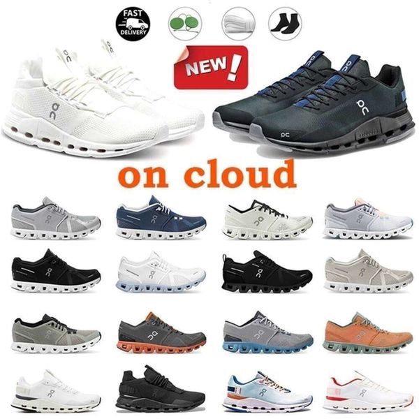 Zapatos oncloud Zapatos altos de calidad nube Casual 2023 en zapatillas para correr para hombre en las nubes zapatillas de deporte Federer entrenamiento y zapato de entrenamiento cruzado aleación negra ceniza