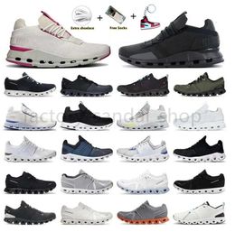 Zapatillas para correr OnCloudnova Zapatos de diseñador Nova Pink White Pearl x3 Zapatillas de tenis Iron Hay black Neon rose red zapatillas de deporte de entrenamiento al aire libre para hombres y mujeres Zapatos casuales