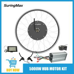 Onderdelen 5000w Elektrische Fiets Naafmotor Kit Surngmax 26 Inch 50h Magneten 150mm E Fietsonderdeel Sw900 Ebrakes Thumb Throttle Controller