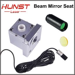 Onderdelen HUNST CO2 Laserstraal Spiegelzitting Is Uitgerust met Rood Licht Indicator Beam Combinatiespiegel Beam Uitbreidende Spiegel.