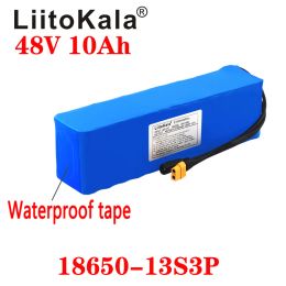 Liitokala 48v 10ah 13s3p haute puissance 18650 batterie véhicule électrique moto électrique bricolage batterie Bms Protection Xt60 prise