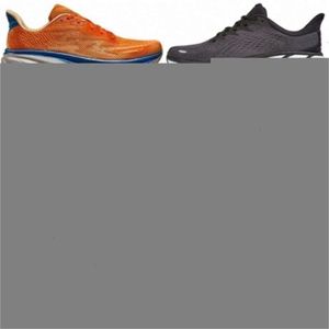 Un 9 Clifton Bondi Chaussures de course 8 Orange vibrant triple noir blanc pêche fouet côtier ciel sable décalant sable olive haze océan lilas brume bleu t u8l8 # #