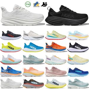 ONE Bondi 8 2023 HOKA Hoka hardloopschoen Lokale laarzen Online winkel Training Sneakers geaccepteerd Lifestyle Schokabsorptie Highway Designer Dames Heren Schoenen Eur s