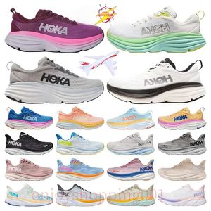 2024 Clifton 9 Chaussures de course Femmes Plate-forme Baskets One Bondi 8 Hommes Blakc White Harbor Hommes Femmes Baskets Runnners 36-45