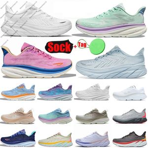 Envío gratis One Clifton Athletic Shoe Zapatos para correr Bondi 8 Carbon X 2 Zapatillas de deporte Amortiguador Road Moda para hombre para mujer Top Designer Casua zapatos con tamaño de caja 36-45