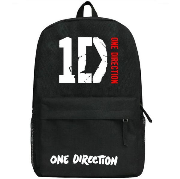 One Direction Mochila 1d Rock Band Daypack Up All Night Schoolbag Music Rucksack Satchel School Bag Pack7813913
