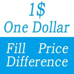 Paiement de la différence de prix de remplissage d'un dollar pour DHL EMS Box Coût supplémentaire différent Diferent Shipping Ffee Etc