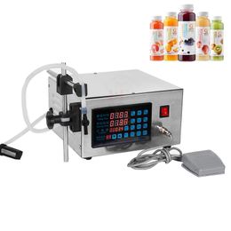 Machine de remplissage de liquide à une tête, pompe péristaltique, bouteille, eau, jus, boisson, ligne de Production d'emballage de Table Portable