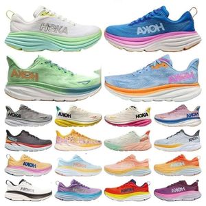 One Hokah Bondi 8 Running Hokahs Chaussures Femme Plateforme Clifton 9 Men Femmes Blakc White Harbor Mens Women Trainers Runnners 36-45