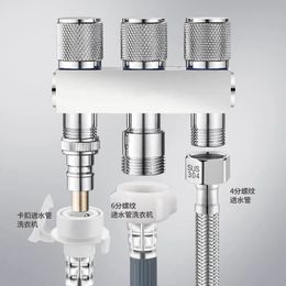 Angle de sortie un sur trois avec interrupteur indépendant, robinet de contrôle multifonction pour toilettes à eau 240314