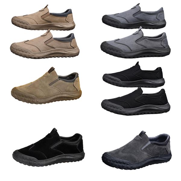 Un style masculin, un nouveau pied de printemps paresseux confortable chaussures de protection du travail respirant, la tendance des hommes, les semelles souples, les sports et les chaussures de loisirs 40 748