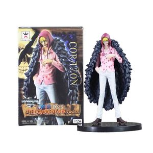 One Piece Anime 17 cm Corazon Grand Tout Pour Mon Coeur PVC Action Figure Doflamingo Frère Collection Modèle Jouet Japonais Y200421316e