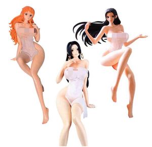 Een stuk anime -figuur Boa Hancock Nami Nicole Robin Detachable Sexy Beauty PVC Model Collectible Toy Gifts 27cm5774506