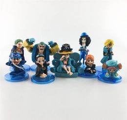 Figures d'une pièce Définir 9 pièces dessin animé Cartoon Figure Modèle de caractère jouet fait à la main PVC PVC Figure Doll Ornements pour Luffy Shadow Charac2162204