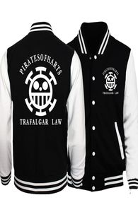 Een Stuk Jas Mannen Japan Anime Strohoed Luffy Jassen Heren 2018 Lente Herfst Slanke Honkbal Uniform Trafalgar Law Jas Homme8411795