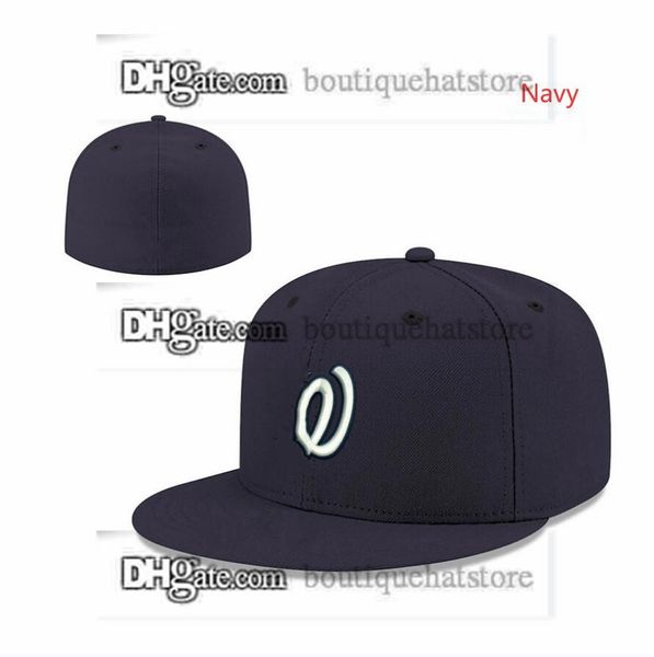 Equipo de béisbol para hombres de una pieza Sombreros ajustados Negro Azul real Color púrpura 
