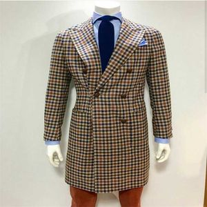 Trajes de una pieza para hombres El más nuevo diseñador Traje de novio largo Personalizado Tuxedo Fit Party Outfit Guapo Abrigo de algodón formal para el mejor hombre X0909