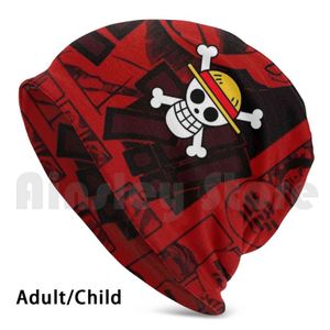 One Piece Boca Beanie Anime Gorros Jersey Cap Cómodo Anime Manga One Piece Pirate King Pirates King Luffy Y21111