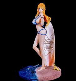 Figures nues une pièce GK Nami Adult Figurine Toys 33cm Cat Figle Action Figures Modèle Hentai Sexy Anime Girl Doll Statue T22083040797