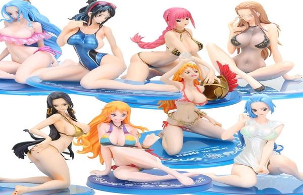 One Piece Nami Robin Hancock Rebecca Kalifa Vivi Bikini BB Ver Swimsuit Girl PVC Figura Figura coleccionable Toys Y2004214189377