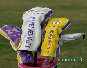 One Piece New Golf Club Mallt Putter Fairway Wood Driver Headcover Mamba Spirit Baloncesto Número 8/24 Spirit Forever Envío gratis