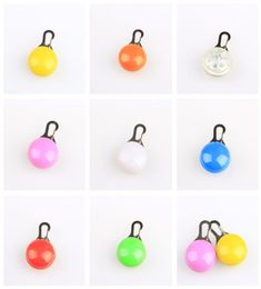 un petit morceau pendant LED Light Dog Tag 9 couleur Luminous Night Dog Collar coloré2530963