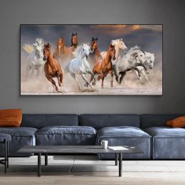 Affiches de chevaux en une pièce Imprimés de décoration intérieure moderne Art mural pour le salon