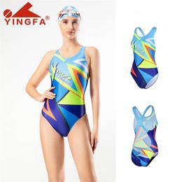 Trajes de una pieza Yingfa traje de baño para mujer delgado y sexy 2021 traje de baño profesional competitivo siamés triángulo227d