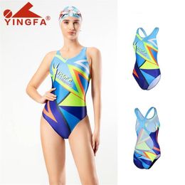 Costumes en une seule pièce de maillot de bain yingfa mince et sexy de maillots de bain 2021 professionnels compétitifs Triangle281 siamois 281