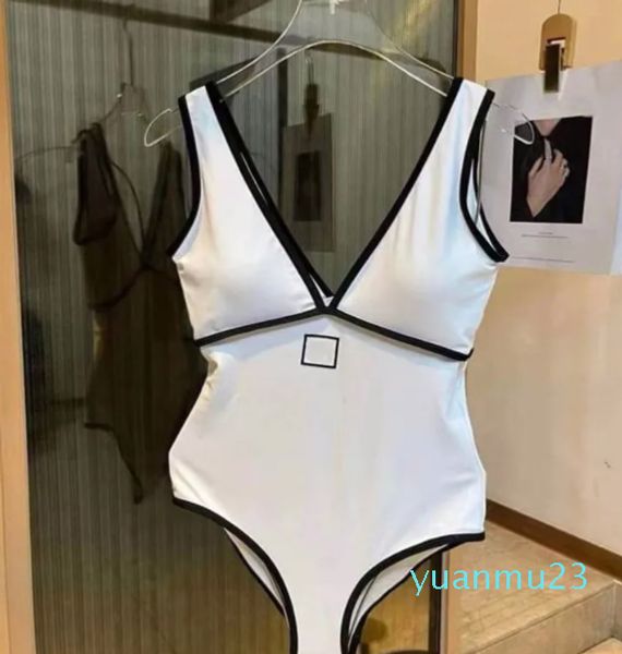 Maillot de bain une pièce maillot de bain pour femme femmes blanc body de créateur dames dos nu maillots de bain vacances plage volley-ball corps