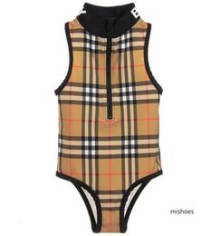 One Piece Swimsuit para niños diseñador de trajes de baño para niñas Volteo de la marca Trajes de baño Monokinis para niños Swimwear JJB 200314018226226