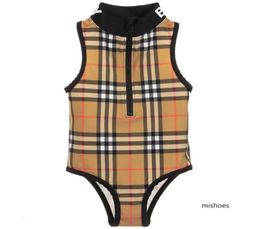 Sweet de maillot de bain des maillots pour enfants pour les filles Flounc Brand Bathing Costumes Monokinis For Kids Boys Swimwear JJB 200314011069599