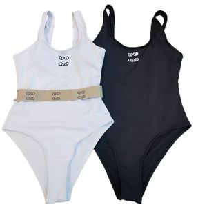 Maillot de bain une pièce imprimé fuite, noir, blanc, élégant, confortable, maillot de bain d'été, plage, Surf, pour femmes